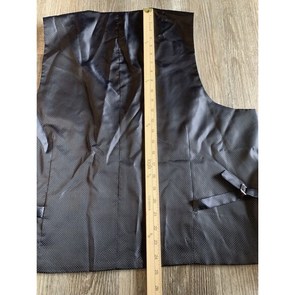 Bocaccio Navy Blue 3 Piece Dress Suit Size 2XL Pants 42” X 29” Jacket Vest - Picture 8 of 16